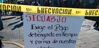 UABJO activa bloqueos para exigir pagos
