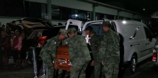 Llegan a Veracruz los cuerpos de militares muertos en accidente en Oaxaca