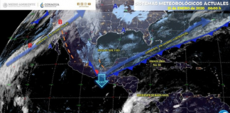 Alerta SMN por lluvias fuertes y frío en varias partes del país