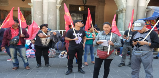 Amaga “Sol Rojo” con instalar plantón en el zócalo