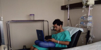 Contra todo pronóstico, se alivia becario de accidente