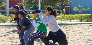 Fuerza y energía al límite durante entrenamiento Boot -Camp en el Parque CAPCE