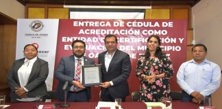 Obtiene Ayuntamiento cédula para certificar competencias laborales