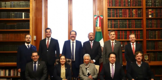 Sánchez Cordero y diputados abordan elección de consejeros del INE