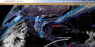 Lluvias puntuales fuertes en Chiapas y chubascos en Oaxaca