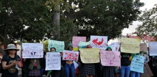 Con pintas, femeninas marchan para exigir justicia para Ingrid