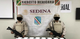Descubre Sedena 72 kilos de metanfetamina transportada en tractocamión