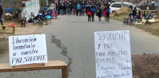 Pobladores de Yaitepec paraje Río Manteca