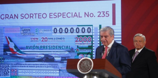 Desde ayer inició la venta de 120 mil boletos de la rifa presidencial
