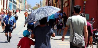 Para hoy Evento de Norte y ambiente caluroso en Oaxaca
