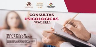 Ofrece Gobierno de Oaxaca opción para cuidado de la salud emocional