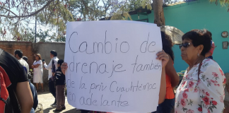 Colonos de San Juan Chapultepec piden renovación de drenaje