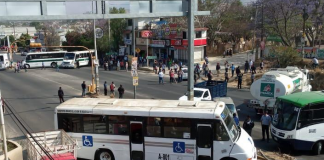 CODEP no cesa protestas, bloquea crucero de Hacienda Blanca