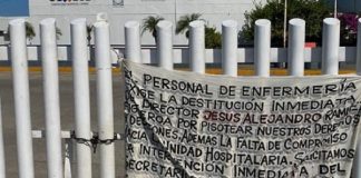 Continúa paro en Hospital de Salina Cruz