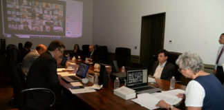 Encabeza Sánchez Cordero reunión virtual con gobernadores por Covid-19