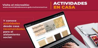 Ofrece Ayuntamiento de Oaxaca opciones para sano esparcimiento en casa