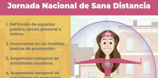 Comienza la Jornada Nacional de Sana Distancia