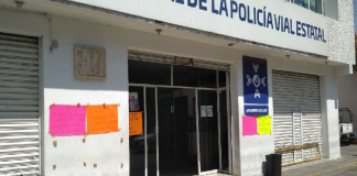 Protestan policías viales para exigir incremento a su salario