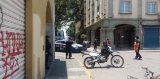 Cierran el primer cuadro de la ciudad de Oaxaca para evitar la propagación del COVID-19