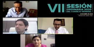 Pleno del IAIPO sesiona de manera virtual, resuelve recursos de revisión