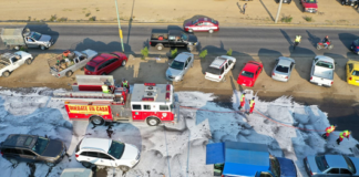 Desinfectan la zona de Bodegas de la Central