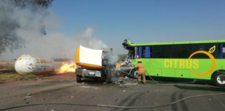 Choque de camión con pipa deja un muerto en la Cuautitlán-Zumpango