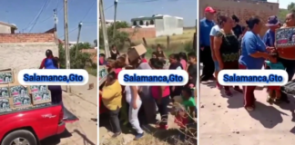 Presuntos sicarios del CJNG repartieron despensas en Guanajuato, el estado más afectado por el crimen organizado