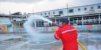 SSP desinfecta centro penitenciario de Ixcotel por COVID-19