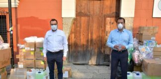 Dona edil Oswaldo García a SSO medicamentos e insumos hospitalarios contra el COVID-19