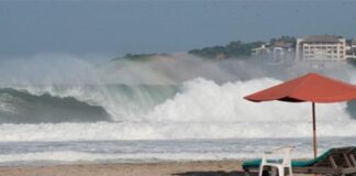 Zona costera de Oaxaca presentará oleaje elevado por tormenta tropical Max