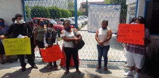 Mujeres de San Mateo evidencian a la Fiscalía de Oaxaca