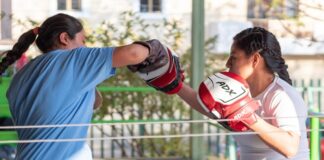 Preparan clases de box femenil en el Parque CAPCE