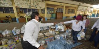 Entrega Ayuntamiento de Oaxaca apoyo alimenticio a la Ciudad de los Niños