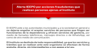 Alerta IEEPO a las autoridades municipales sobre falsos gestores