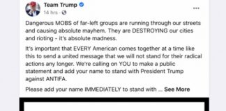 Facebook retira anuncio de Trump por tener un símbolo nazi