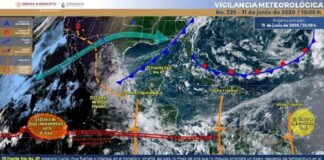 Onda tropical 3 ocasionará lluvias fuertes en regiones de Oaxaca