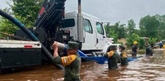 Ejército desplaza 820 elementos por lluvias en el sureste del país