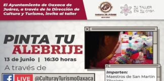 Invita Ayuntamiento capitalino al taller en línea “Pinta tu alebrije”