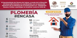 Invita Ayuntamiento capitalino a participar en el curso en línea de “Plomería en Casa”