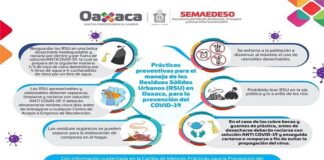 Promueve Semaedeso manejo adecuado de Residuos Sólidos Urbanos ante COVID-19