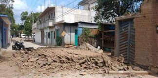 Continúa la cuantificación de daños por sismo en Oaxaca