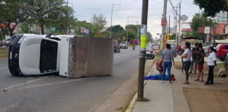 Un lesionado y daños materiales deja fuerte choque en Viguera