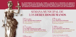 Invita Ayuntamiento de Oaxaca a la Semana Municipal de los Derechos Humanos
