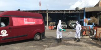 Desinfecta Ayuntamiento de Oaxaca estaciones de transferencia del servicio de limpia