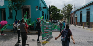 Por cuarto día, API y desplazados de Xoxo protestan en Casa Oficial