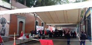 Por segundo día, FPR protesta en casa oficial