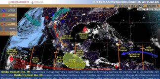 Se pronostican lluvias intensas con descargas eléctricas paraOaxaca