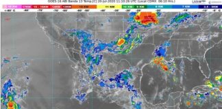 Lluvias muy fuertes se pronostican para Oaxaca