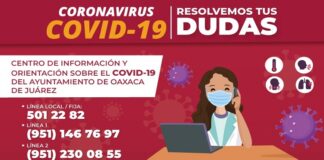 Continúa Ayuntamiento de Oaxaca orientación telefónica a la ciudadanía por COVID-19