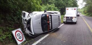 Por exceso de velocidad vuelva taxista en Huatulco